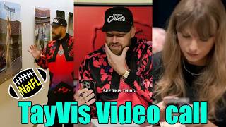 Travis Kelce emotionally shared his happiness with Taylor Swift during a video call at Arrowhead.