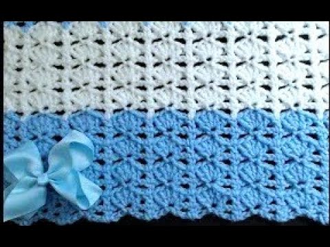 Crochet Doll pram blanket. Quick crochet easy for beginners Crochet baby blanket Crochet blanket