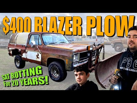 World's CHEAPEST & RUSTIEST K-5 Blazer - Will It PLOW?