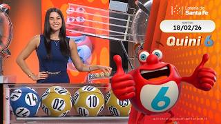 Quini 6 - Miércoles 18 de febrero de 2026 (18/02/2026)