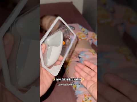 MY BIONIC BABY🦾✨ #T1D #SITECHANGE #ASMR