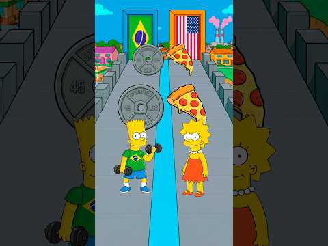 Challange Battle Bart Simpson X Lisa The Simpsons
