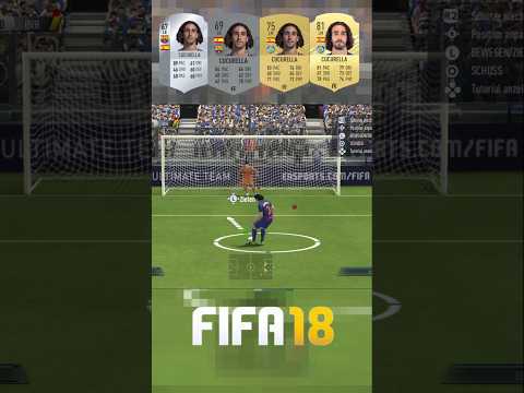 Marc Cucurella Penalty Evolution FIFA 18- FC 25 #shorts #football #fifa