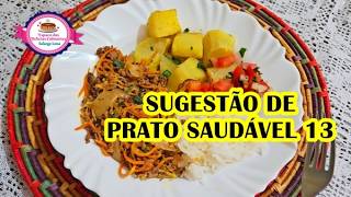 SUGESTÃO DE PRATO SAUDÁVEL 13 | RECEITA COM REPOLHO E CENOURA | COMIDINHA CASEIRA FÁCIL