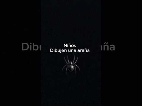 Cuando la maestra te pedía que dibujes una araña en clases 🕷️🫡#dibudomi
