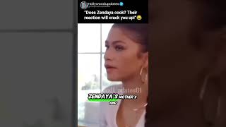 Zendaya’s Hilarious Mom Moment 🍳😂#Zendaya #MomMoment #FunnyInterview #HollywoodLaughs