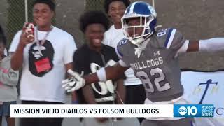Folsom Bulldogs defeat the Mission Viejo Diablos 35-21 | CA High School Football