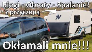 Ile pali Dacia Jogger przy holowaniu przyczepy? Test spalania i dynamiki