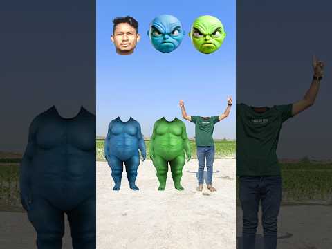 Two purple, blue & red Fatty dog vs cute brothers head matching with tu Radha meri main 🥰 songs
