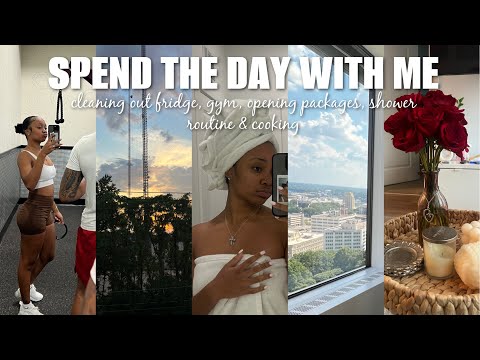 Spend The Entire Day With Me | Cleaning and Reorganizing, Gym, P.O. Box Opening, Hygiene, & Cooking