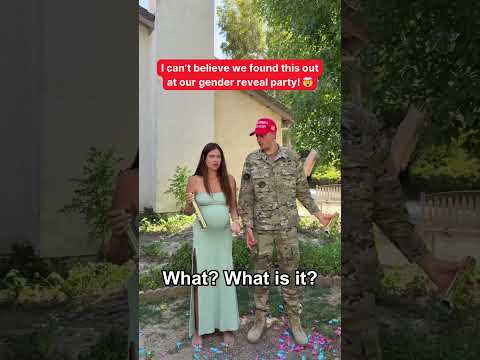 Gender reveal goes wrong - should she be upset? 😱 #genderreveal #marriage