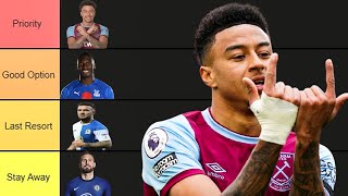 Rating Potential West Ham Summer Transfers (Tier List)