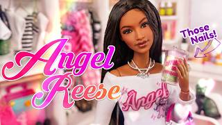 Angel Reese Barbie Doll : Long Nails! Restyle | Disney ILY 4Ever I Love Angel