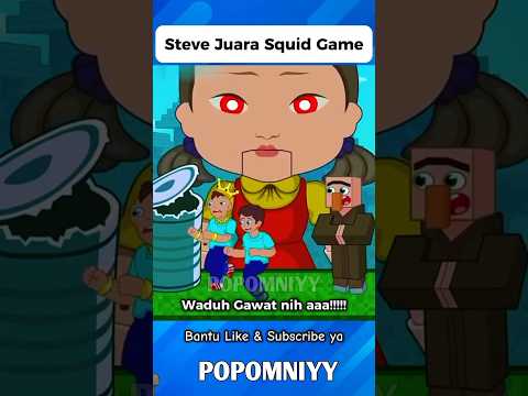 Steve Juara Squid Game ‼️ kokoa kunci tiang bendera #roblox #minecraft #funny #skibiditoilet
