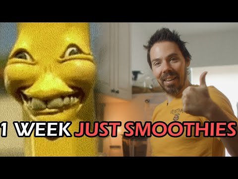 Nothing But Green Smoothies For A WEEK! (High Protein Raw Vegan Cleanse)