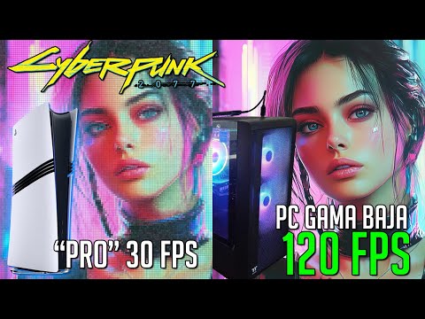 ¿Por qué se ve tan MAL CYBERPUNK EN CONSOLA PRO? ¡Pruebas en PC!