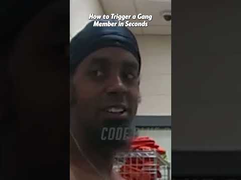 How to Trigger a Gang Member in Seconds. Full clip on: Code Blue Cam