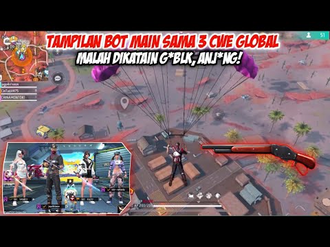 DIKATAIN ANJ*NG, G*BLK SAMA CWE GLOBAL KARNA TAMPILAN & SUARA!? AUTO NGAMUK!!! FREE FIRE MAX