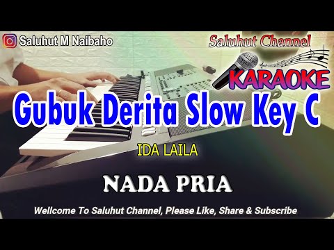 GUBUK DERITA SLOW ll KARAOKE DANGDUT SLOW ll HEIDY DIANA & HAMDAN ATT ll NADA PRIA C=DO