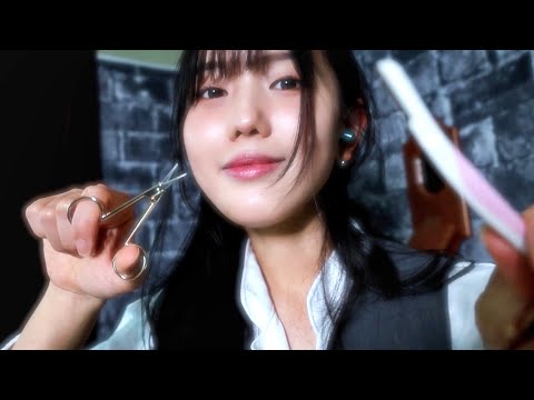 ASMR 王子様、眉毛を整えてあげます🤴왕자님은 휴식을 취하세요, 집사가 눈썹 다듬어주는 ASMR Butler Does Your Eyebrows trimmimg