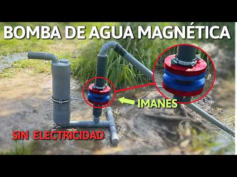 Bomba de Agua Magnética FUNCIONA SIN ELECTRICIDAD