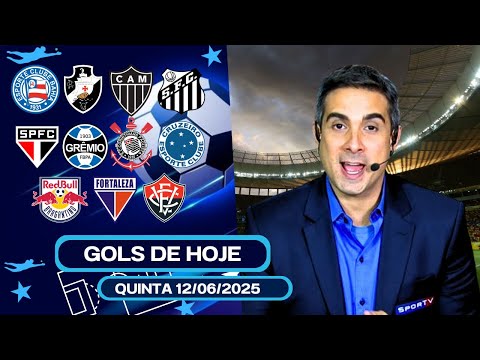 ⚽️ TODOS OS GOLS DESTA QUINTA 12/06/2025 GOLS DO DIA, GOLS DE HOJE, GOLS DA RODADA (COMPLETO)