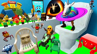 🚽 TOXIC TOILET BRAINROT MEMES DING DUNG SAHUR UNICORNAUS NOOBINI BOSS POLTRONA SPARTAN KICKING Gmod