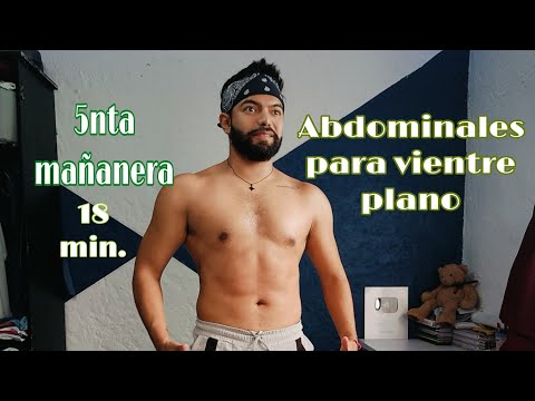 5nta Mañanera / Abdomen Plano / Abdominales para vientre Plano / workout ABS