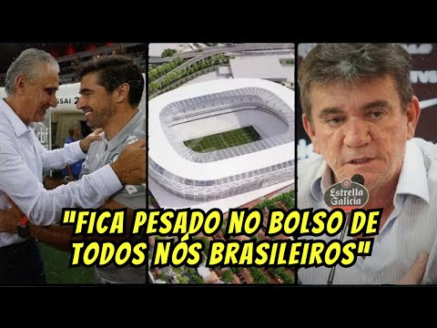 Jornalista IRONIZA ESTÁDIO do FLAMENGO e COMPARA com Corinthians!