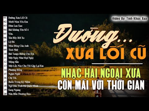 TÌNH KHÚC PHÒNG TRÀ XƯA BẤT HỦ - ĐƯỜNG XƯA LỐI CŨ, MƯỜI NĂM YÊU EM | TÌNH KHÚC XƯA