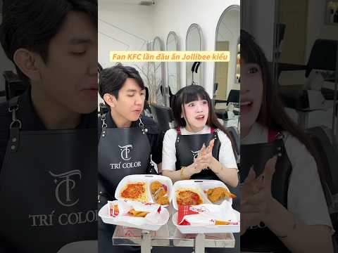Mọi người thích Jollibee hay KFC??? #shorts #vothuyduyen