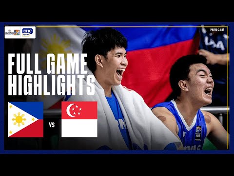 SINGAPORE vs. PHILIPPINES | FULL GAME HIGHLIGHTS | FIBA U16 ASIA CUP SEABA QUALIFIERS