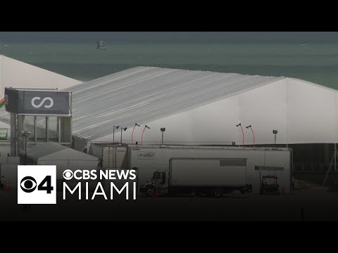 YouTube video thumbnail: Miami Art Week Preps Bring in Tourism, Deter Locals From Staying Around