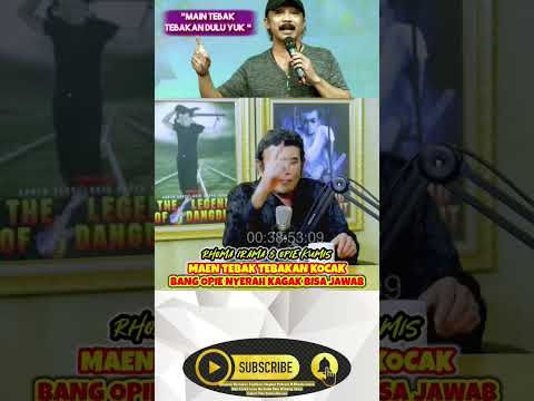 BANG OPIE KUMIS NYERAH KAGAK BISA JAWAB TEBAKAN RHOMA IRAMA #shorts #rhomairama #opiekumis #podcast