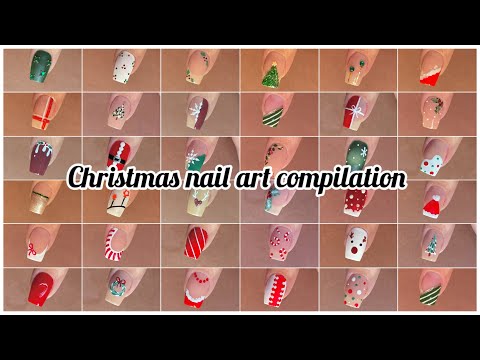 35+ Easy Christmas nail art designs compilation || New nail designs 2024