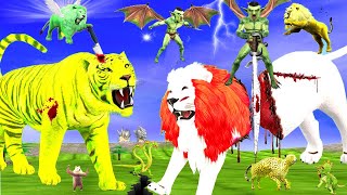 Top 03 Lion Amazing Hindi Moral Stories Collection Sher Ki Kahani - Hindi Kahaniya - Fairy Tales.