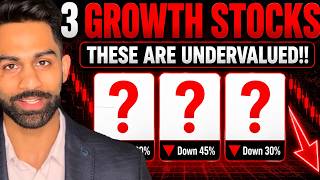 ⚠️ [DOWN 40%] 3 Undervalued GROWTH Stocks to BUY!! Markets Overlooking THESE 3 Growth Stocks!