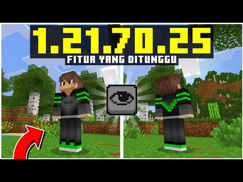 CAKEP NIH LEE... MOJANG UPDATE FITUR IMPIAN SEMUA PLAYER 👍🏻