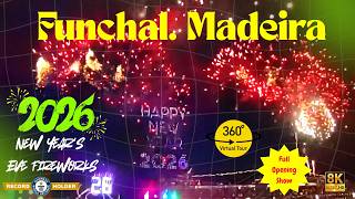 "This is how Madeira 🎇 says goodbye to the Year | Fireworks 2025 in 360º 8K (Opening)