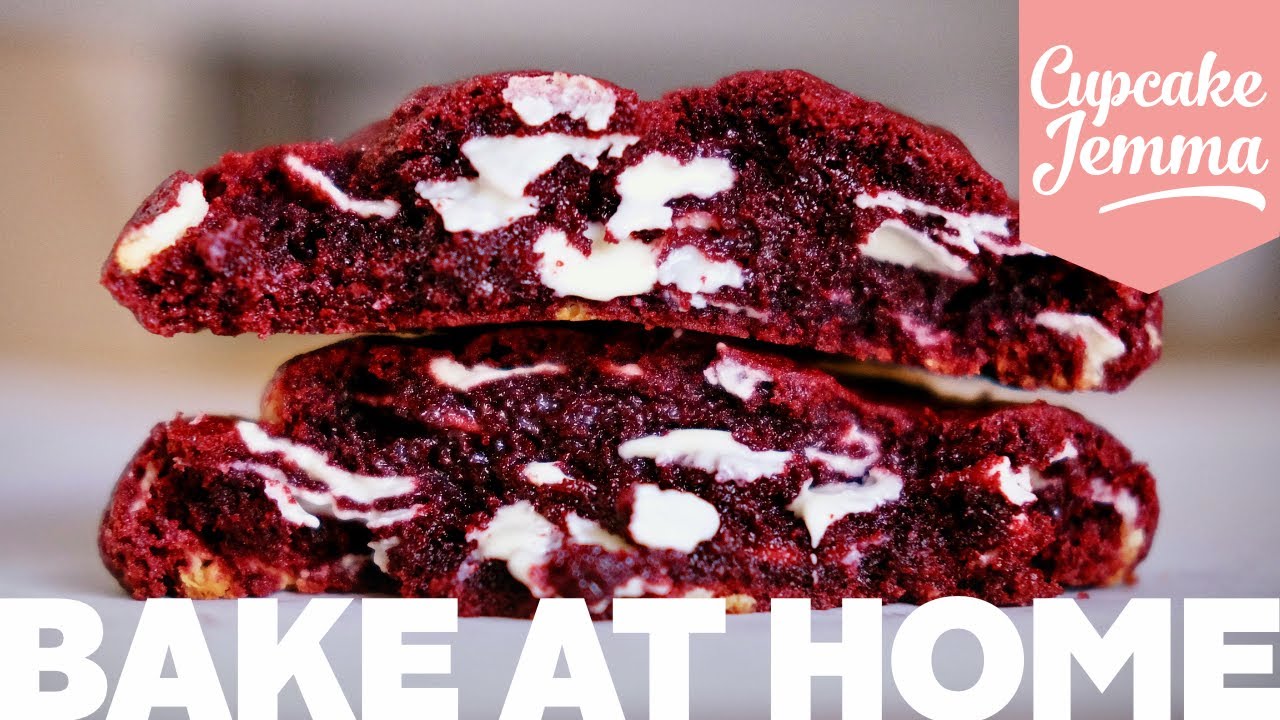 Red velvet new york cookie recipe! Cupcake Jemma