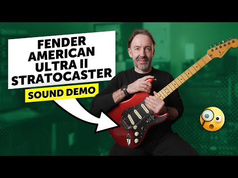 Fender American Ultra II Stratocaster MN | The most comfortable Strat ever? | Sound Demo