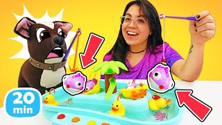 Chocolate y Wendy se lo pasan genial pescando