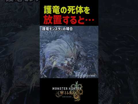 ㊗️250万再生🎉 護竜モンスターの死体を放置すると・・・【モンハンワイルズ】