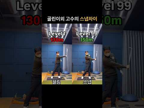 골린이와 고수의 진자운동차이! #golf #golfswing #golflesson #golftips #shorts #골프 #골프스윙 #골프레슨 #골프팁 #쇼츠