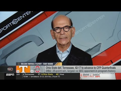 ESPN SC | "Buckeyes are National Championship Team" - Finebaum on Ohio State crush Tennessee 42-17