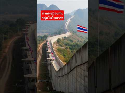 กำแพงป้องกันกลุ่มไบโพลาร่าขนาดใหญ่ #ชายแดนไทยกัมพูชา