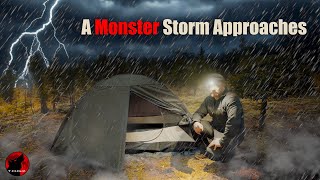 Being Watched While the Storms RAGE - Rain Camping in the Remote Mountains 