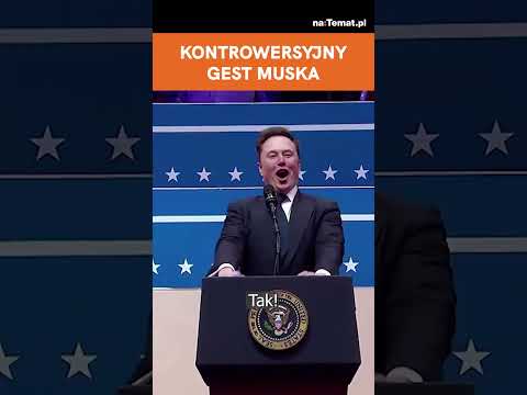 Salut rzymski Muska? Niepokojący gest na inauguracji Trumpa