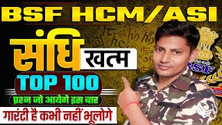🔥 BSF ASI & HCM Steno 2025 Prep: Sandi (संधि) Questions That WILL Be Asked | HCM Best Practice