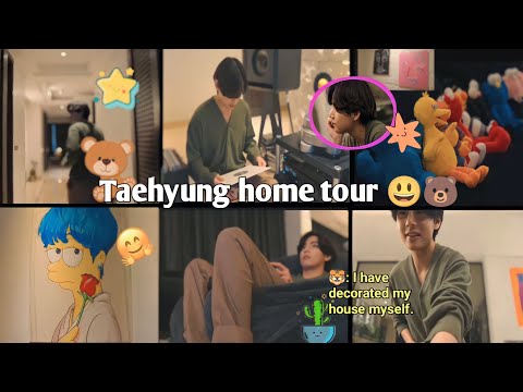 Taehyung home tour 💫🏠/re-uploaded